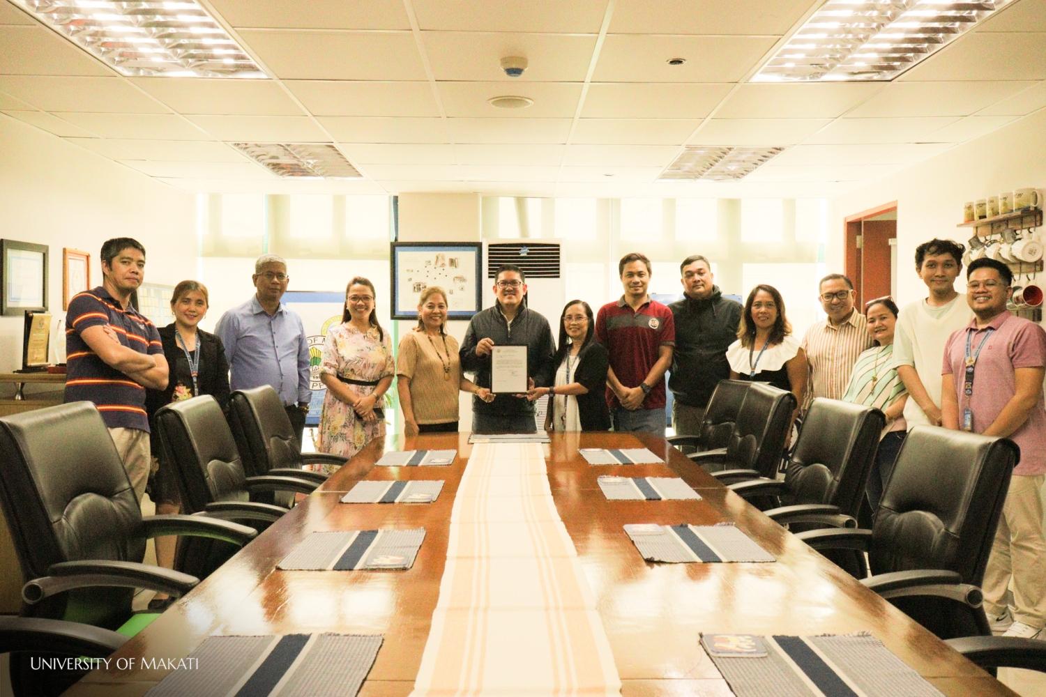 UMak Civil Engineering Program Grants COPC from CHED